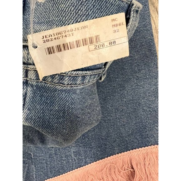 McGuire Women’s Jeans Cha Cha Fringe Cropped Tequila Sunrise Sz 3… - Picture 9 of 9